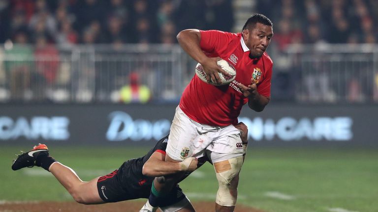 Mako Vunipola was the Lions top-tackler with 13
