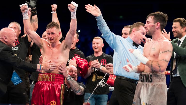 Ryan Burnett' and his red shorts got the nod over Lee Haskins