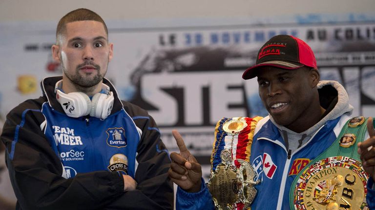 Tony Bellew struggled to make the light-heavyweight limit before stoppage loss to Stevenson