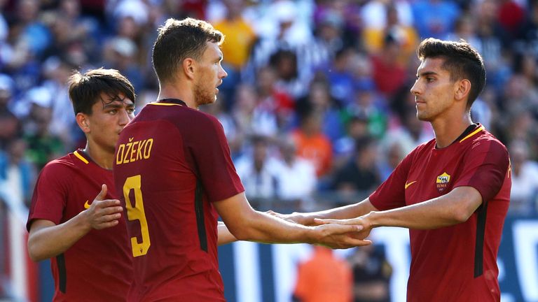 Edin Dzeko equalised for Roma