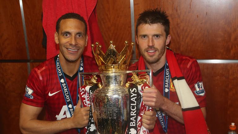 Carrick won his fifth Premier League title in 2012/13