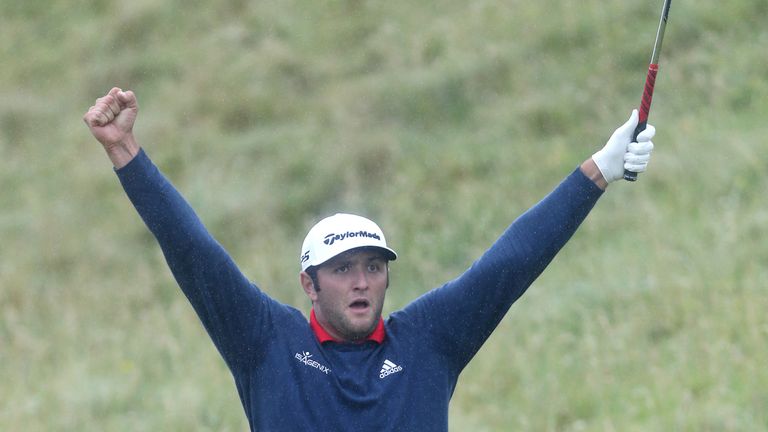 Rahm cruised to a record-breaking win at the Irish Open