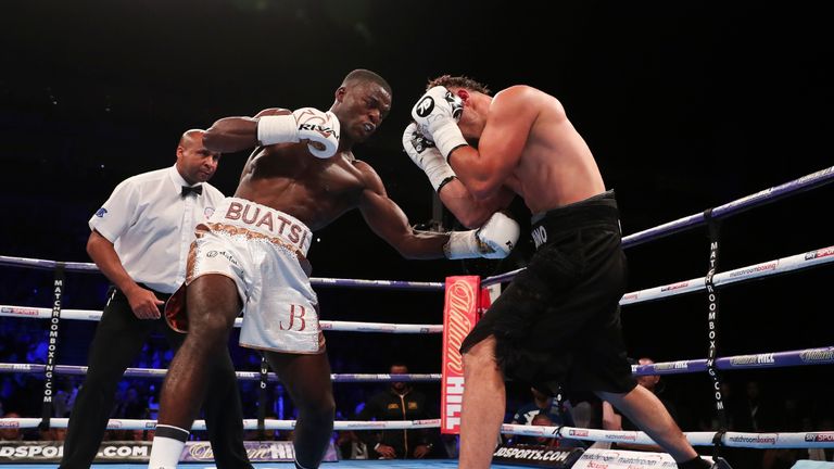 Buatsi showed excellent punch variety from the opening bell