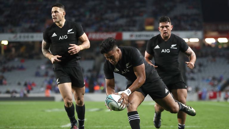 Julian Savea scored the 46th try of his international career against Samoa