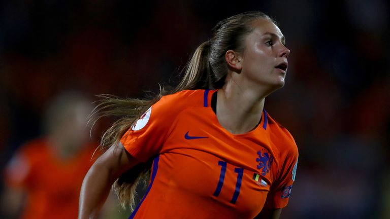 Netherlands midfielder Lieke Martens took home the top women's prize