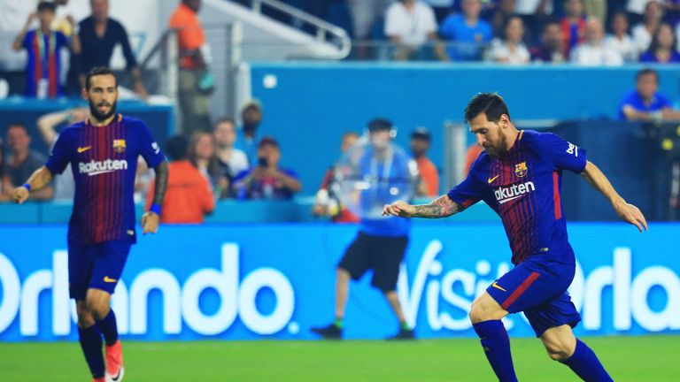Lionel Messi scored Barcelona's opening goal