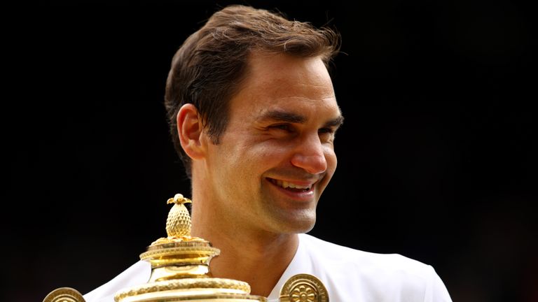 Roger Federer is a 19-time Grand Slam champion