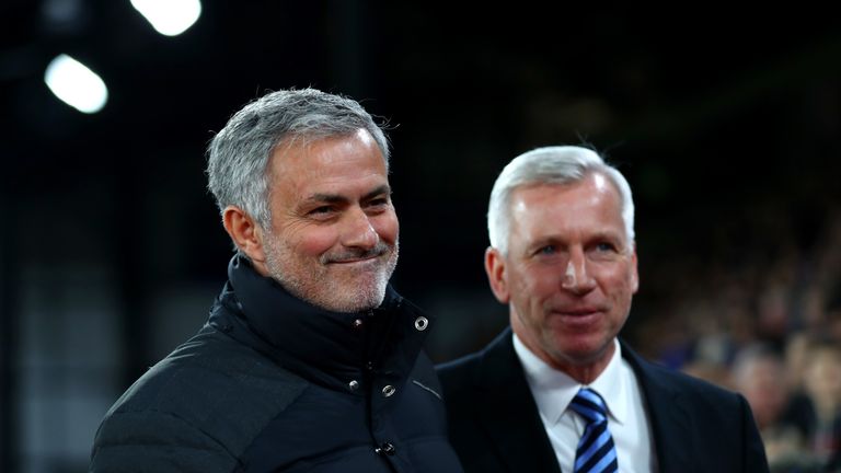 Alan Pardew says Jose Mourinho deserves more credit for Manchester United's defensive record