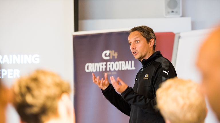 Jongkind remains committed to sharing Cruyff's vision with the world
