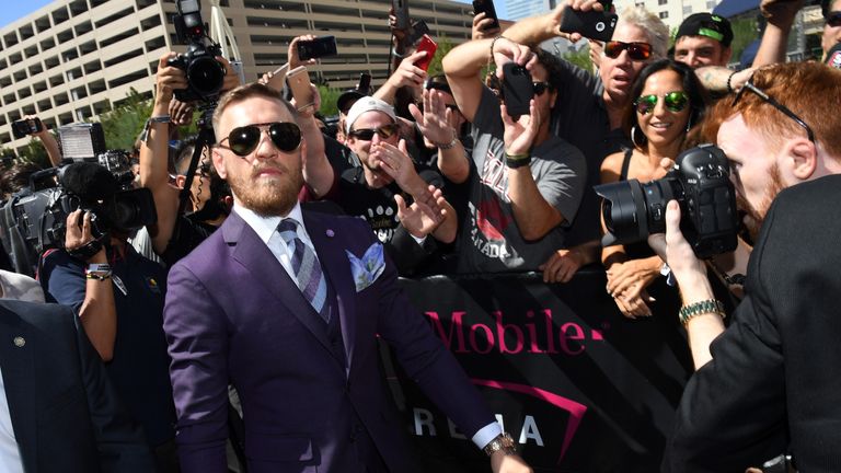 McGregor will face Mayweather at 154lbs, but has previously made 145lbs in the UFC