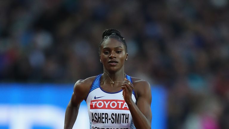Dina Asher-Smith is through to the 200m final
