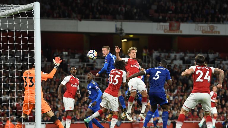 Arsenal struggled to deal with Leicester's attack on Friday night