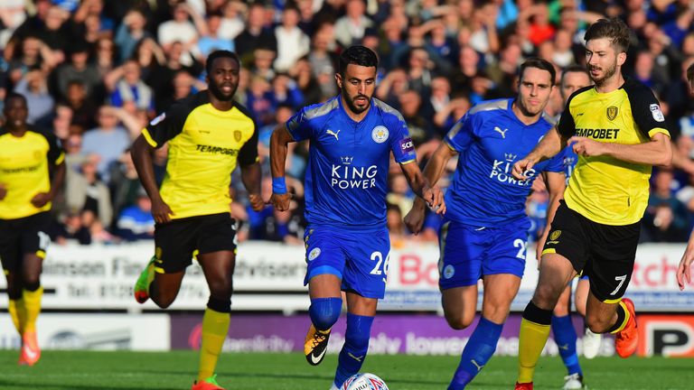Riyad Mahrez started for Leicester amid speculation over his future