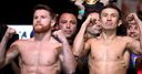 Golovkin, Alvarez make weight