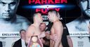 Fury shoves Parker at weigh-in