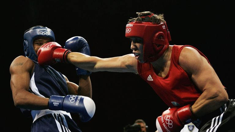 GGG (R) beat Andre Dirrell at Athens 2004