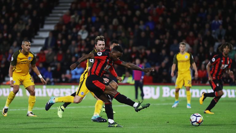 Jermain Defoe scored Bournemouth's winner over Brighton is September