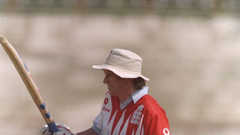 Jan Brittin became the first woman to score 1,000 World Cup runs