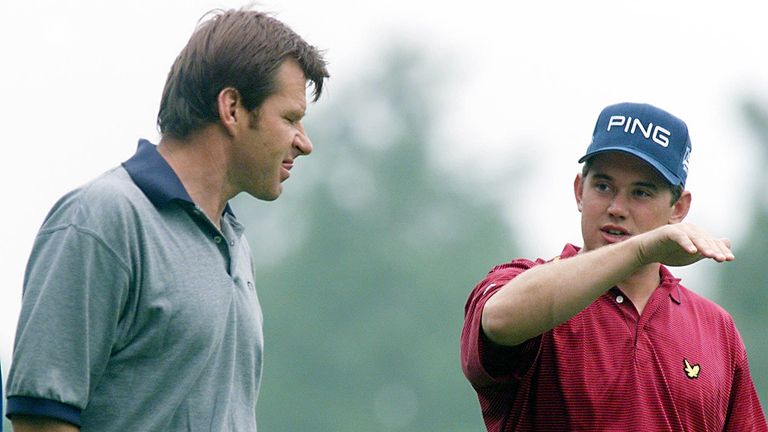 Faldo played a number of Ryder Cup matches alongside Westwood