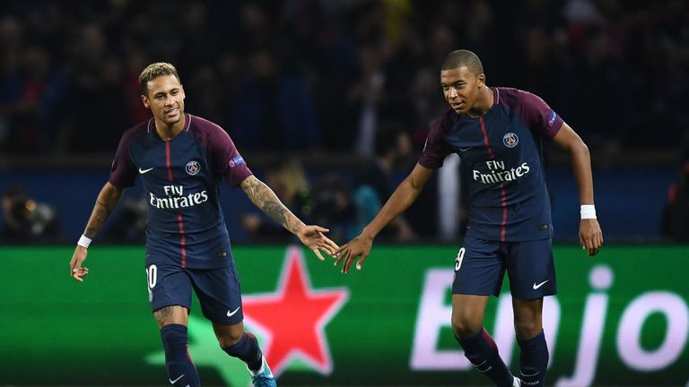 Mbappe moved to PSG for £162m in the summer