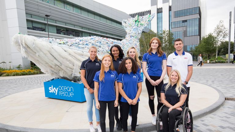 Eight of the 10 Sports Scholars were unveiled at Sky last week