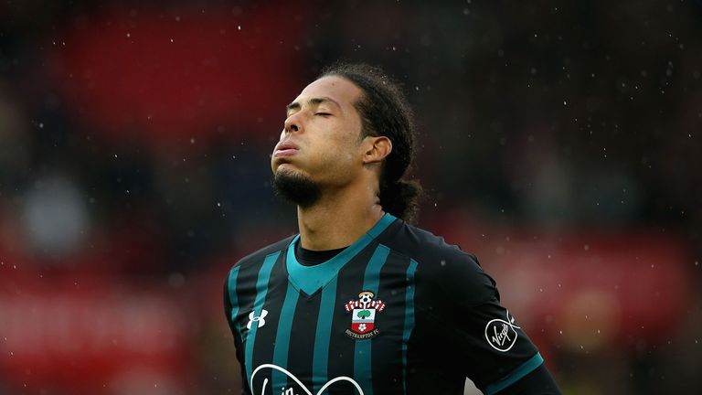 Virgil van Dijk made his first Saints start in eight months