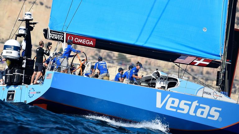 Leg 1 winners Vestas 11th Hour Racing came home second