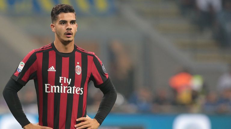 Andre Silva netted for AC Milan
