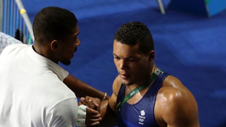 Anthony Joshua was in Rio to see Joe Joyce win Olympic silver