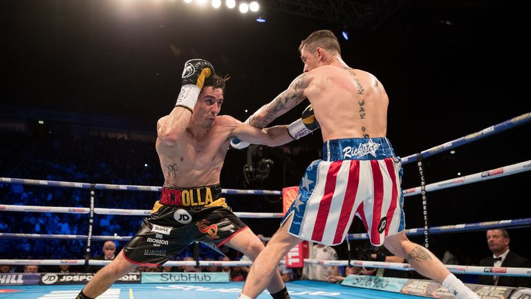 Crolla outworked Burns over 12 rounds last year