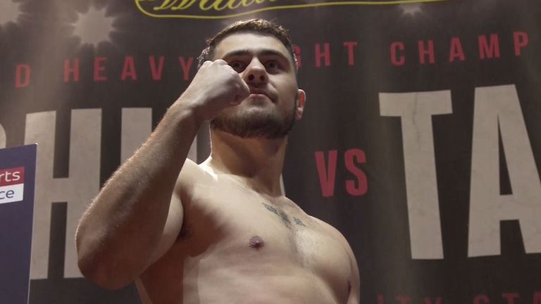 A back injury prevented Allen from appearing on the Anthony Joshua-Carlos Takam bill