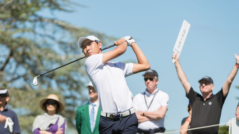 Min Woo Lee lies a stroke off the pace