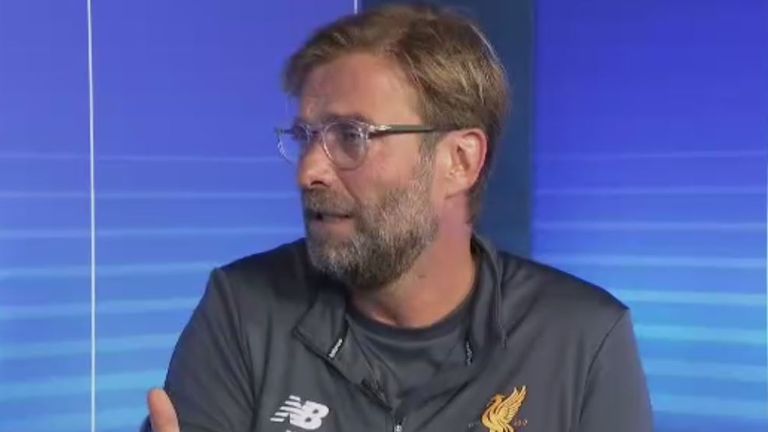 Klopp was the first guest in our brand new Nissan Match Zone