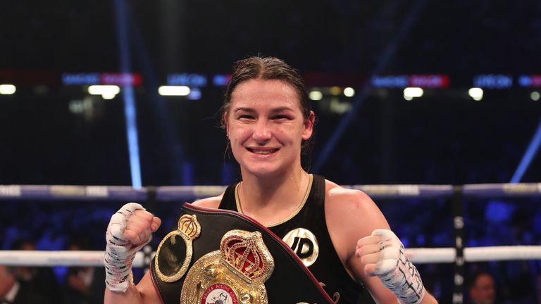 Taylor joined Joshua in adding a world title to her 2012 Olympic gold