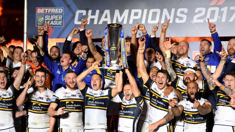 Leeds Rhinos secured an eighth Grand Final win in 2017 - watch them defend their Super League title in 2018