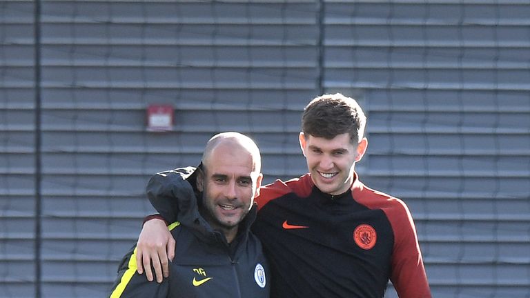 The City boss has credited John Stones and Nicolas Otamendi for the team's recent winning form