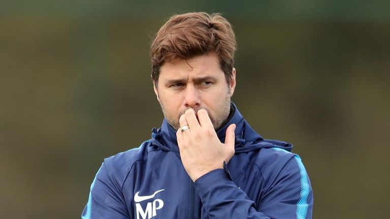 Mauricio Pochettino takes his Tottenham team to Arsenal