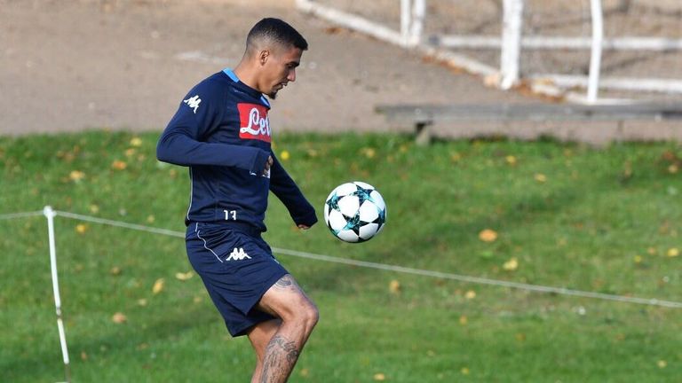Napoli prepared for their Champions League clash with Man City at The Cliff (Picture from @en_sscnapoli)