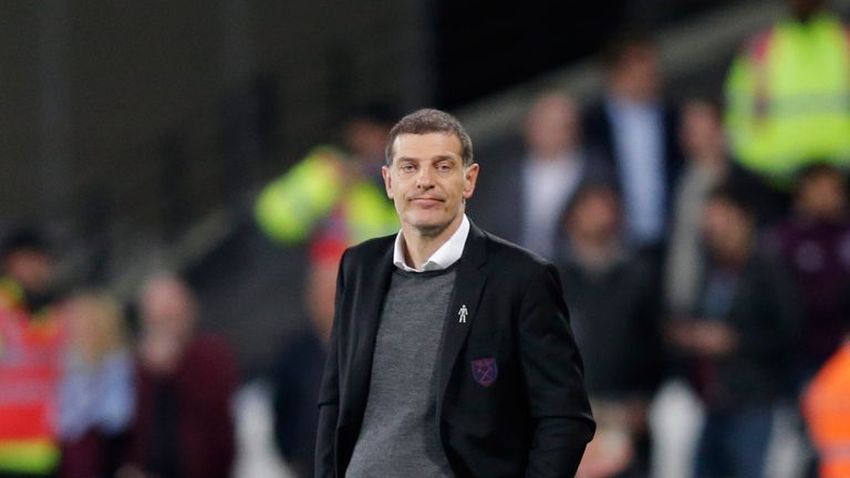 Slaven Bilic had come under severe pressure at West Ham