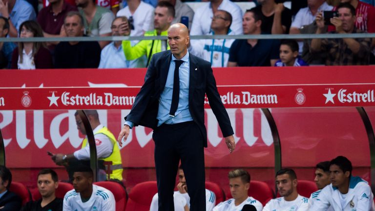 Zinedine Zidane is not to blame for Real Madrid's slump in form, according to an online poll