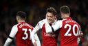Ozil on song as Arsenal hit five