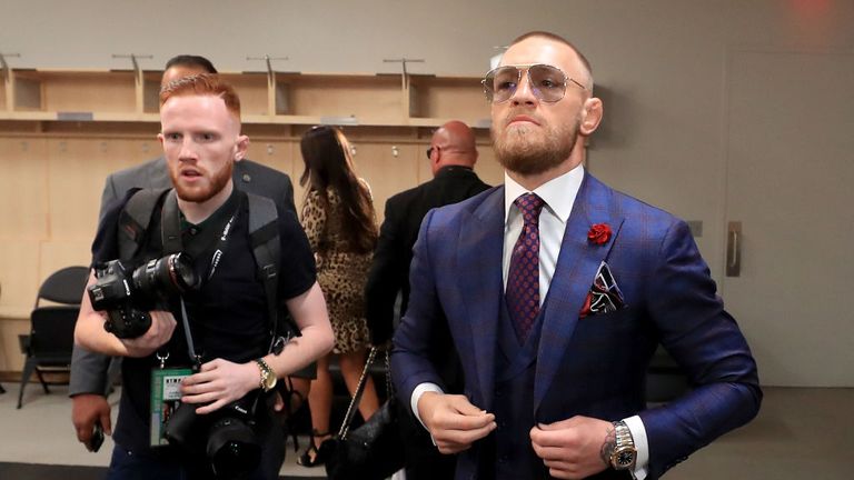 Conor McGregor has apologised for sparking a Saturday night ring row