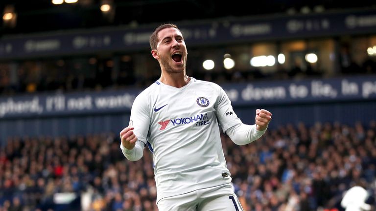 Hazard has scored 15 goals for Chelsea this season