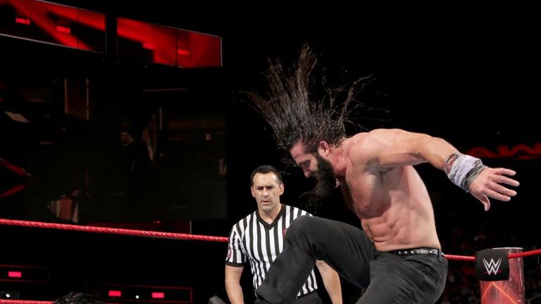 Elias has arguably his best WWE match against Roman Reigns on Monday night