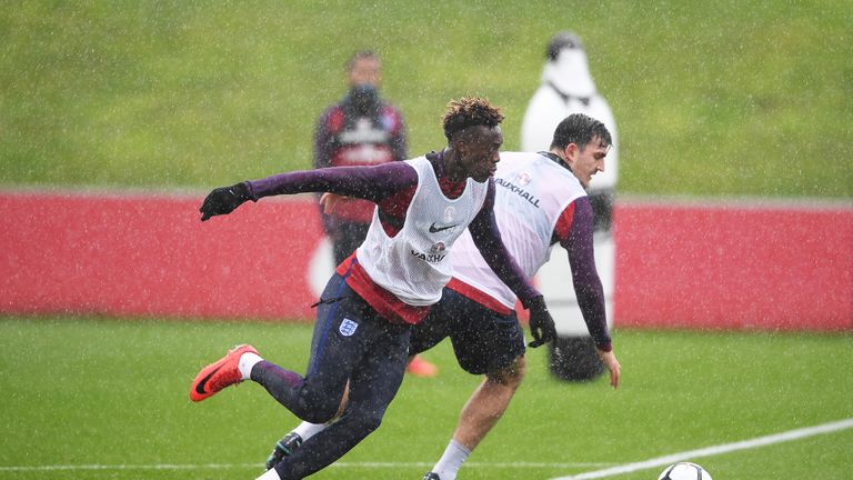 Tammy Abraham is expected to make his international debut against Germany