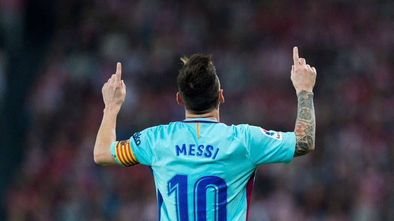 Messi's current Barcelona contract is set to expire at the end of the season