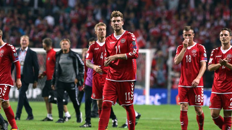 Bendtner made his Denmark return against Poland