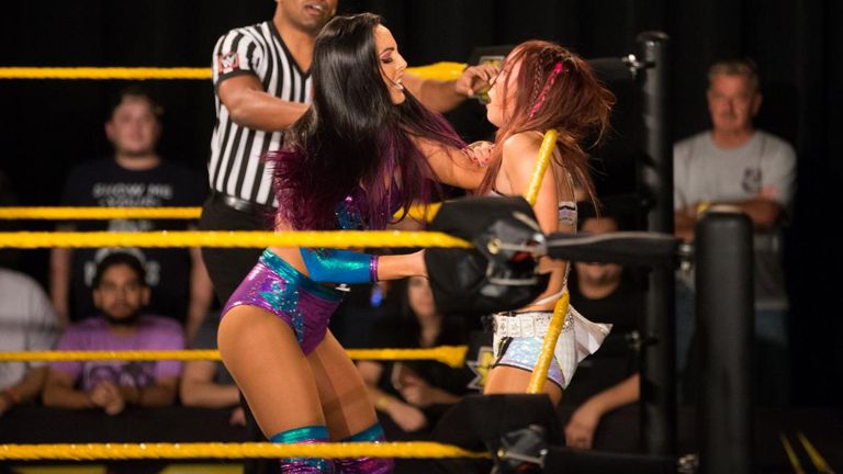 Peyton Royce had her moments against Kairi Sane but ultimately succumbed to another exquisite top-rope elbow drop