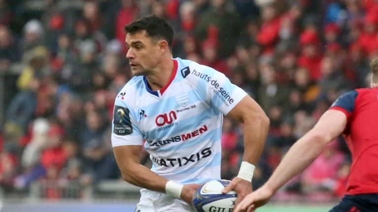Racing 92 fly-half Dan Carter has been forced out of the Champions Cup final with a hamstring injury