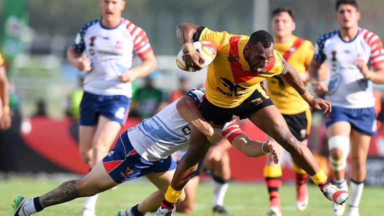 PNG won all three fixtures to finish top of Pool C